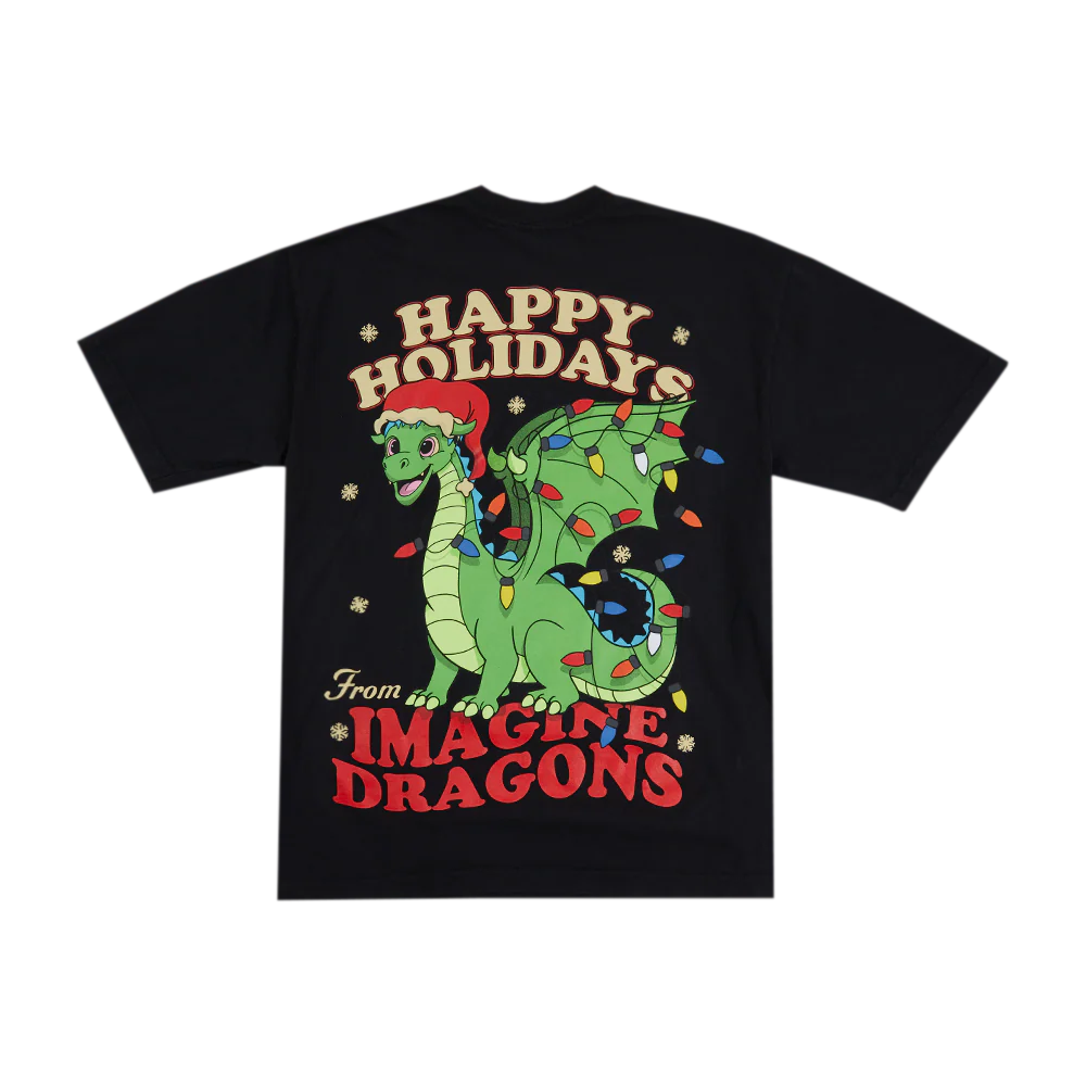 Cartoon Dragon Holiday Tee