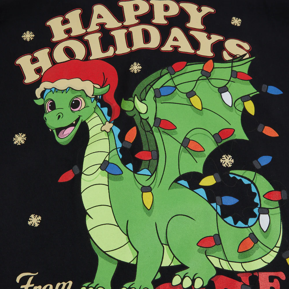 Cartoon Dragon Holiday Tee - Image 2