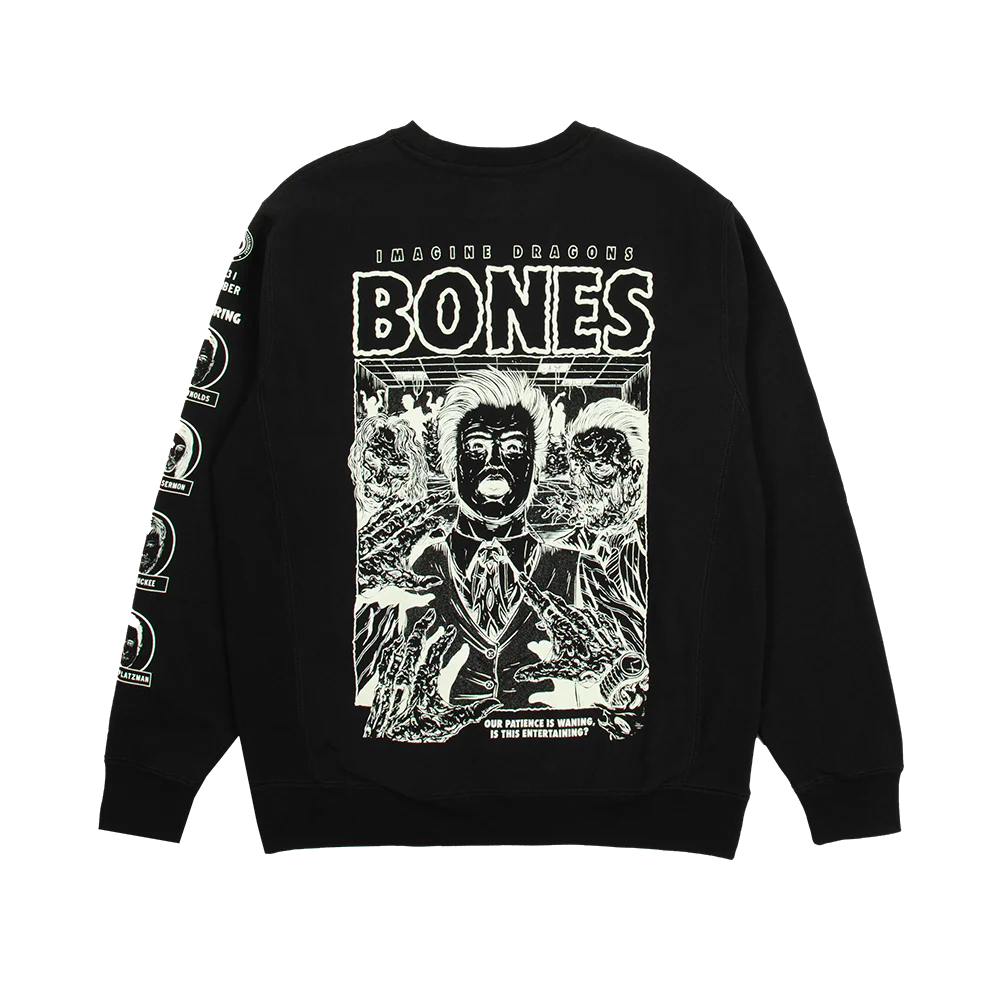Glow-In-The-Dark Bones Crewneck - Image 4