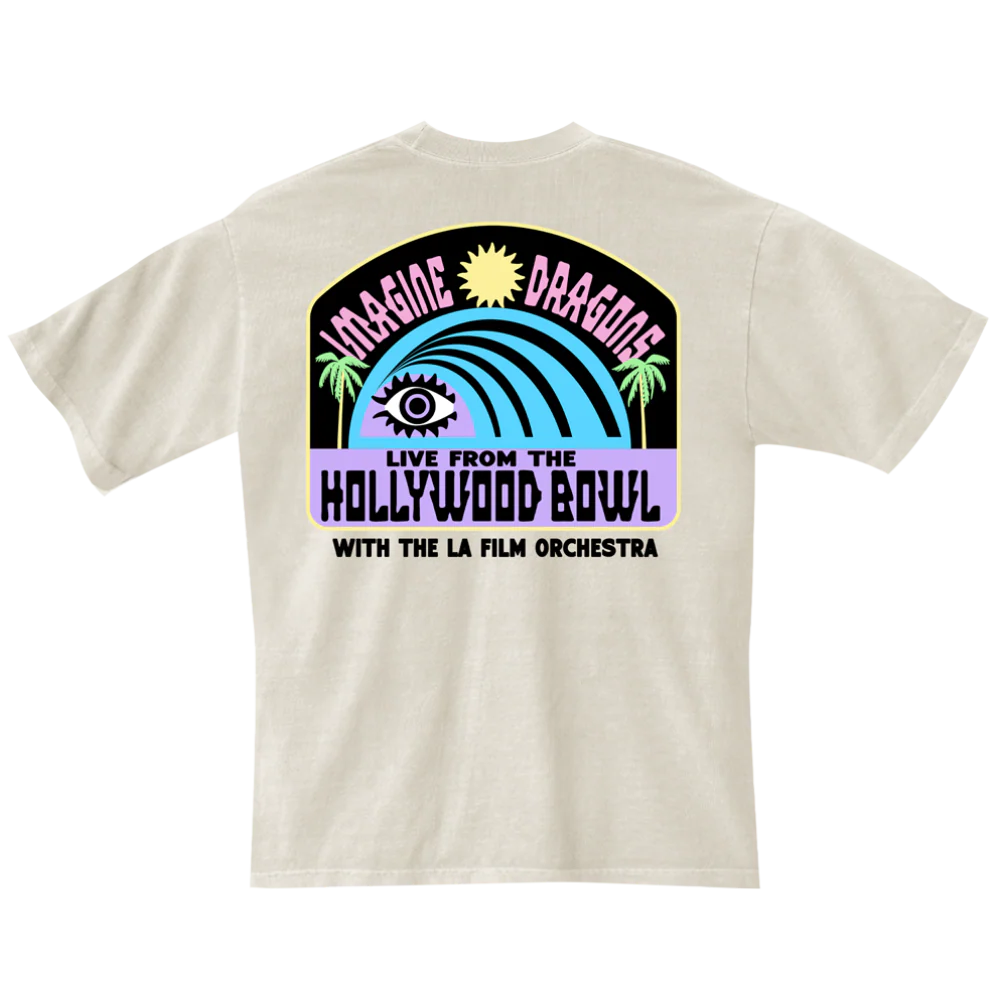 Live Hollywood Bowl Film Sun Youth Tee